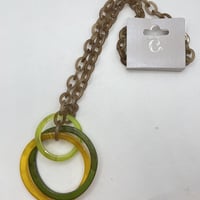 プラスチックサークルネックレス 25001-04-003