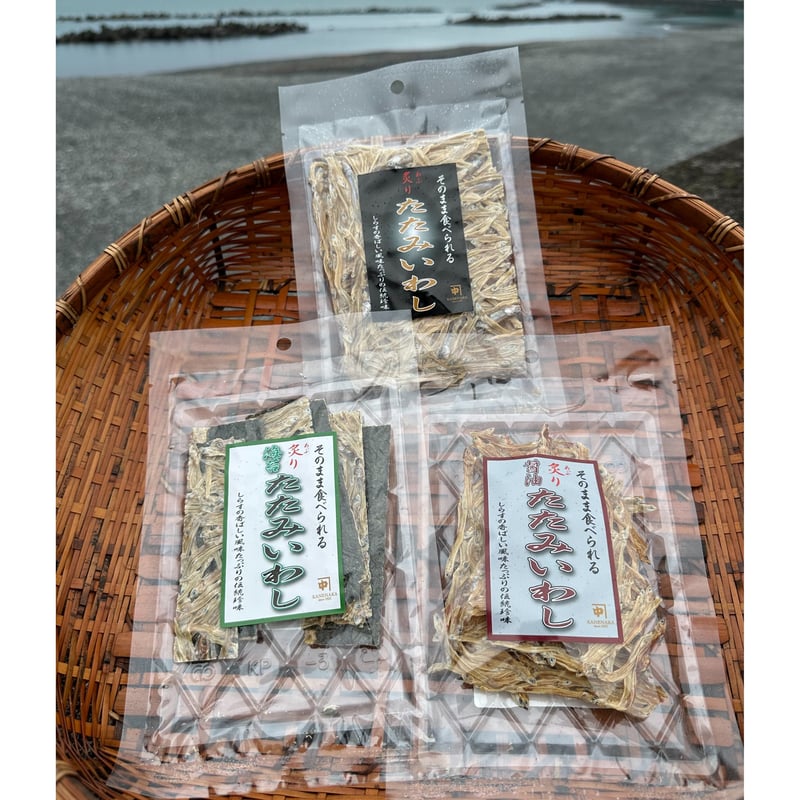 ギフト>炙りたたみいわしセット | しらす屋カネナカ商店