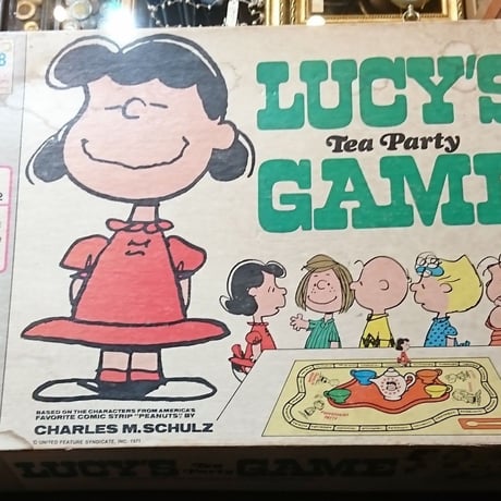 70s vintage lucys tea party game ルーシー ティーパーティー ゲーム