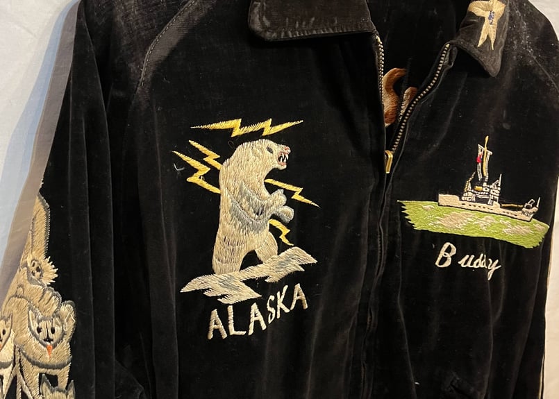 50s vintage souvenir jacket Alaska ヴィンテージ アラスカ 50s vintage souvenir jacket Alaska ヴィンテージ アラスカ