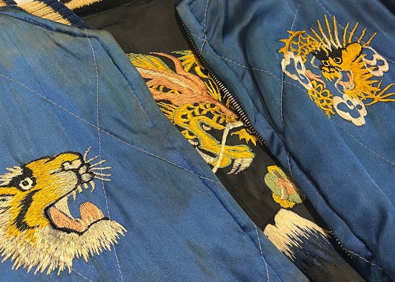 50s vintage souvenir jacket ヴィンテージ スカジャン | 旅する...