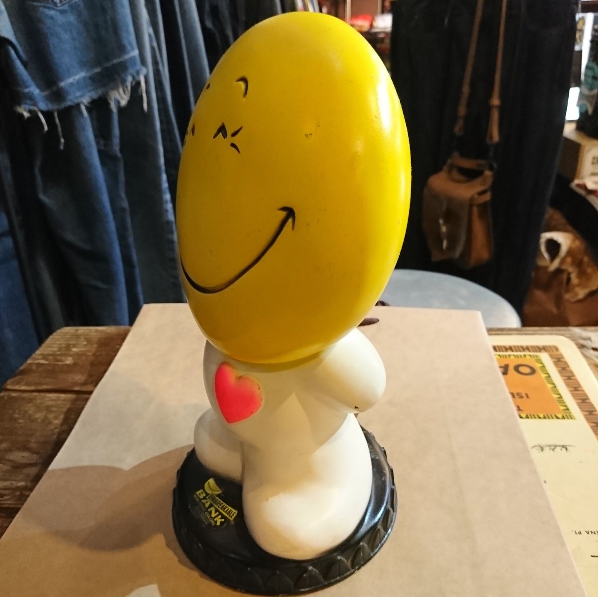 70s ヴィンテージ スマイル 貯金箱 | 旅する古着屋 dockeryfarm