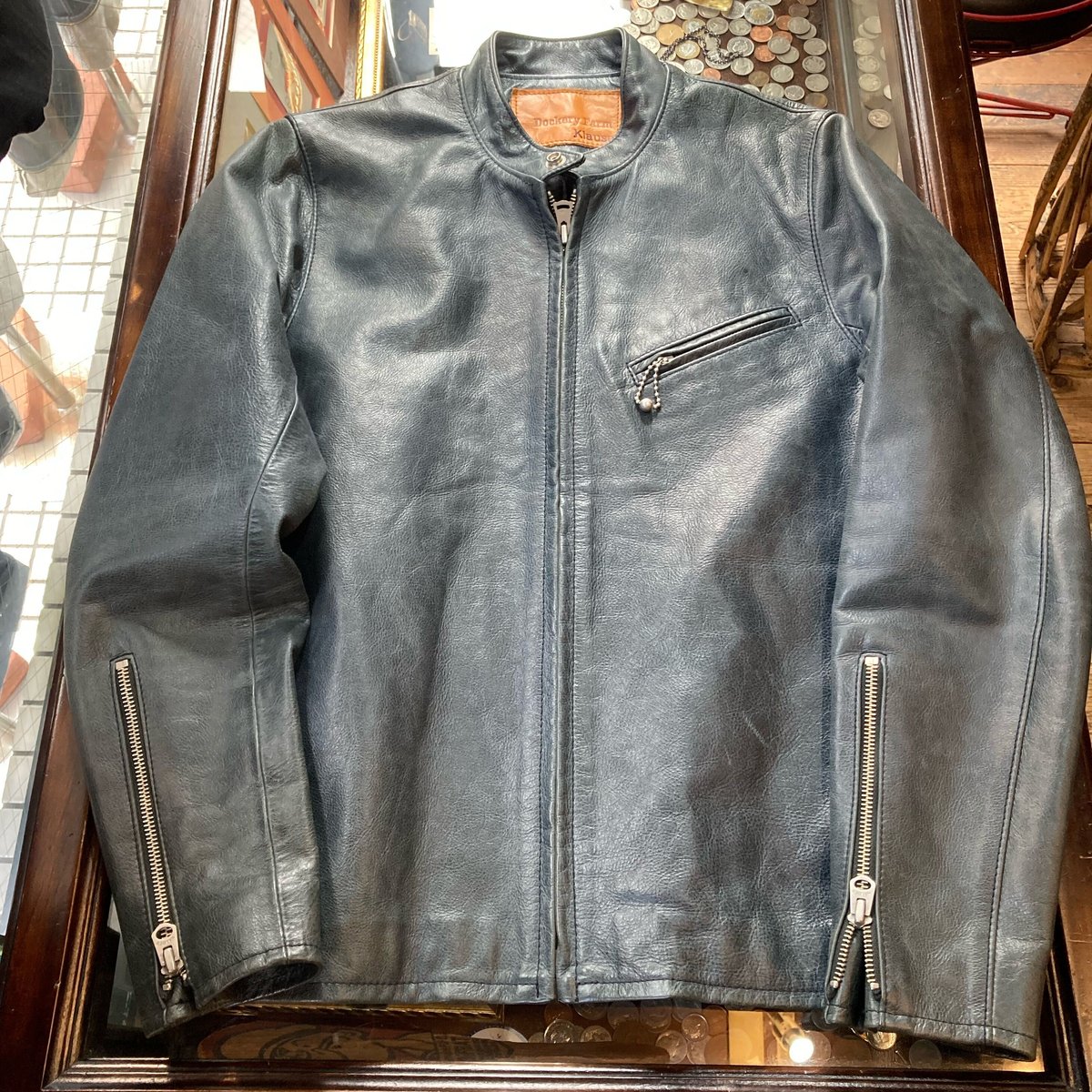 クロイゼ シングル レザー ライダース ジャケット | 旅する古着屋  