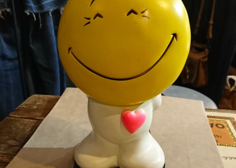 70s ヴィンテージ スマイル 貯金箱 | 旅する古着屋 dockeryfarm