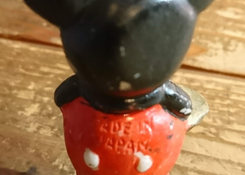 40s vintage アンティーク ミッキーマウス 陶磁器製 | 旅する古着屋