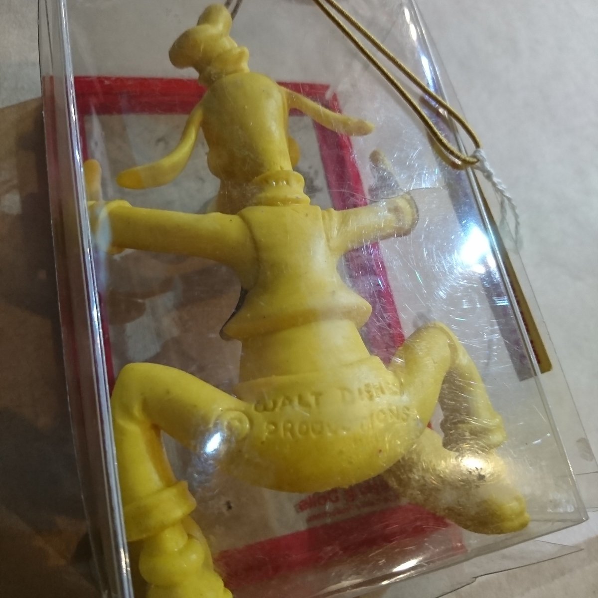 グーフィー　BIGフィギュア　空中ブランコ　アンティーク グーフィー 空中ブランコ tricky trapeze トイ ヴィンテージ