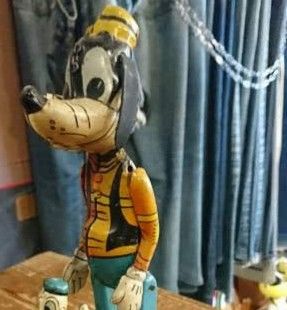 40s vintage グーフィー ドナルドダック ブリキ トイ | 旅する