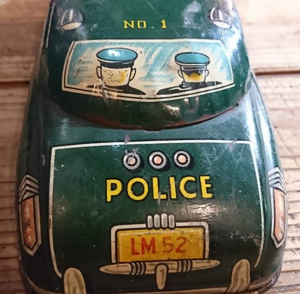 60s ヴィンテージ ディック トレーシー ブリキ 車 fit=scale-down,w=1200