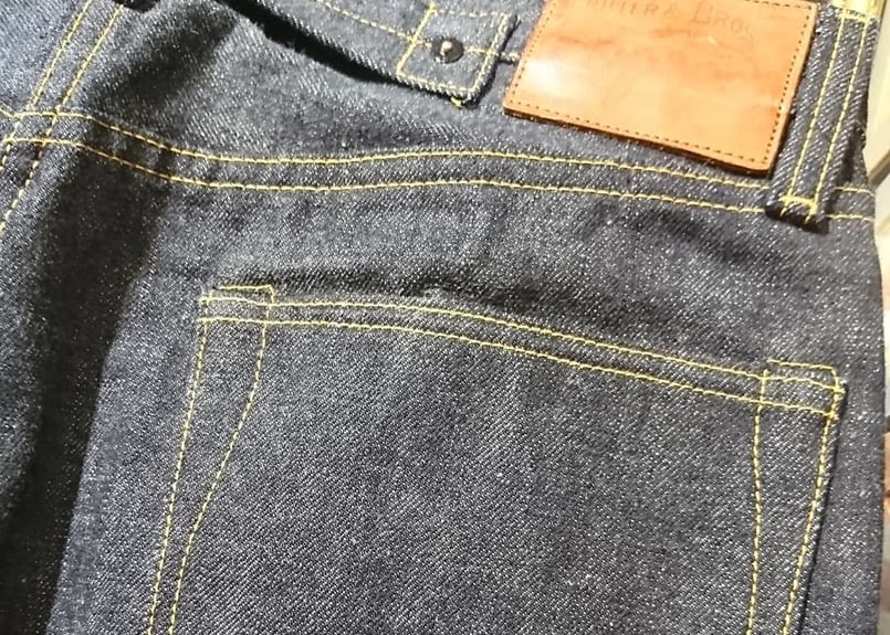 muller & bros. 536 xx denim pants ミュラー&ブロス w34デ