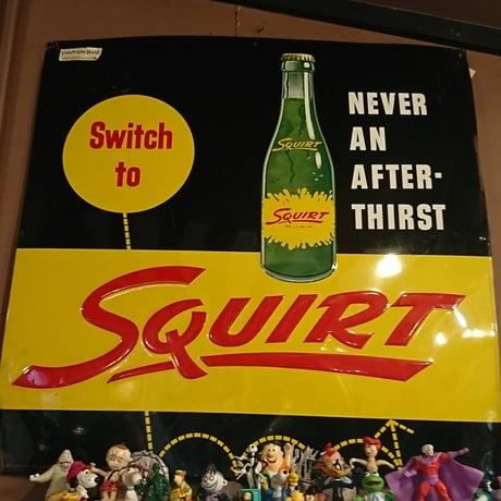 50s ヴィンテージ 看板 squirt