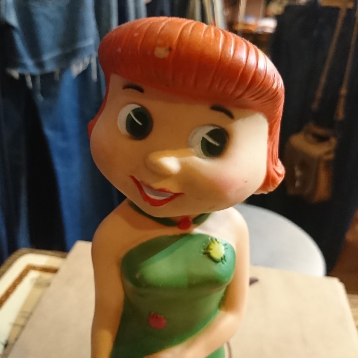 60s ヴィンテージ フリントストーン ウィルマ ソフビ フィギュア 60s ヴィンテージ フリントストーン ウィルマ ソフビ フィギュア