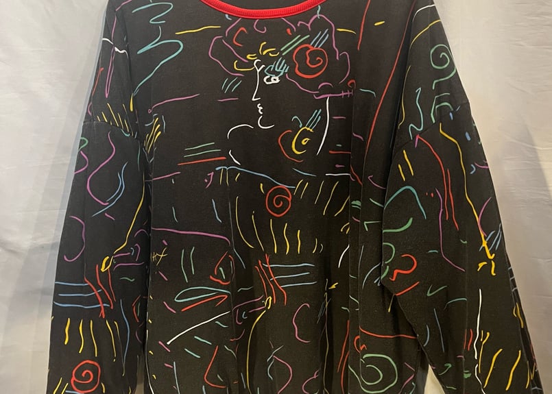 80sスウェット　リバーシブル ピーターマックス リバーシブル スウェット 80s | 旅する古着屋