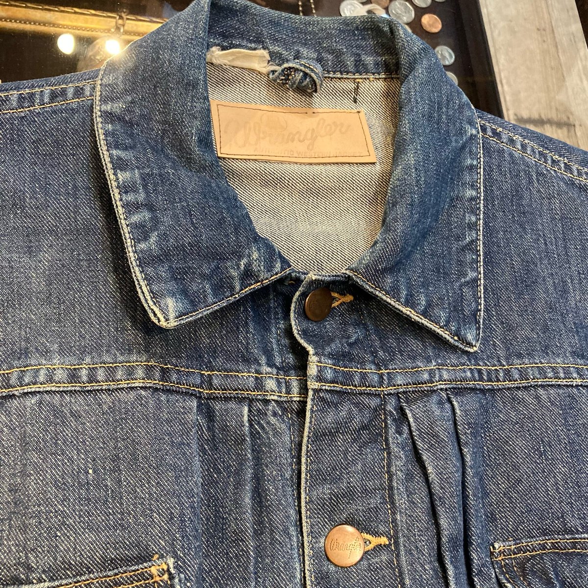 50s wrangler 111mj ヴィンテージ ラングラー デニム ジャケット 50s wrangler 111mj ヴィンテージ ラングラー デニム ジャケット