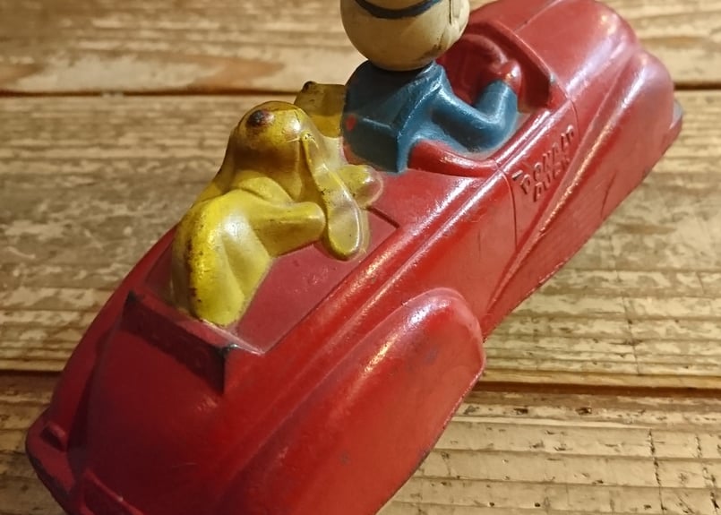 40s vintage donald duck car アンティーク ドナルドダック 車 |  