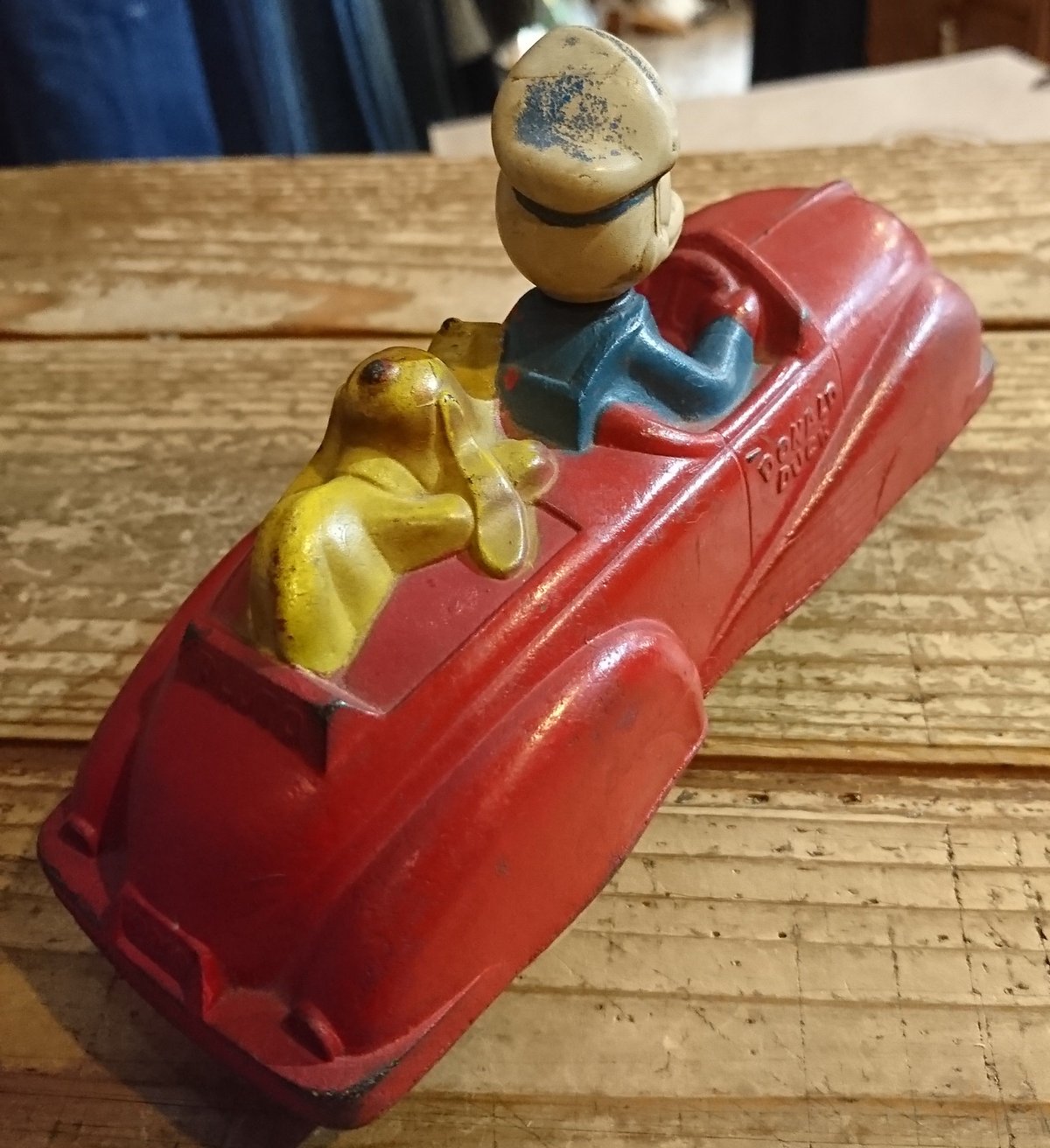 40s vintage donald duck car アンティーク ドナルドダック 車