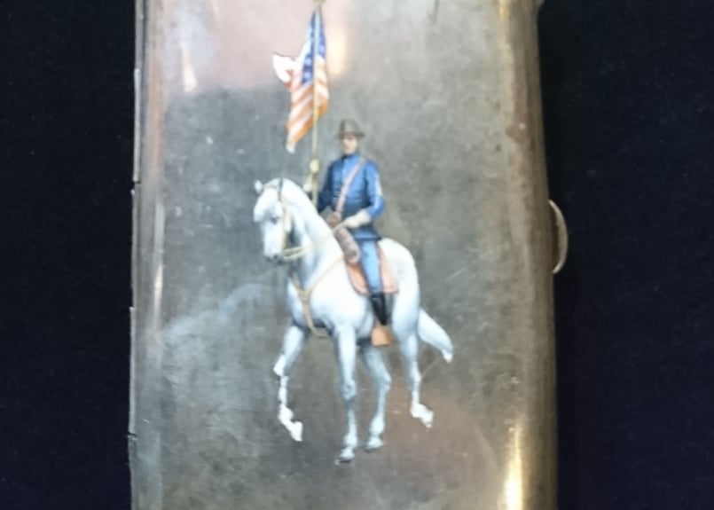 1800年代 シガレット ケース シルバー アンティーク 南北戦争 | 旅する