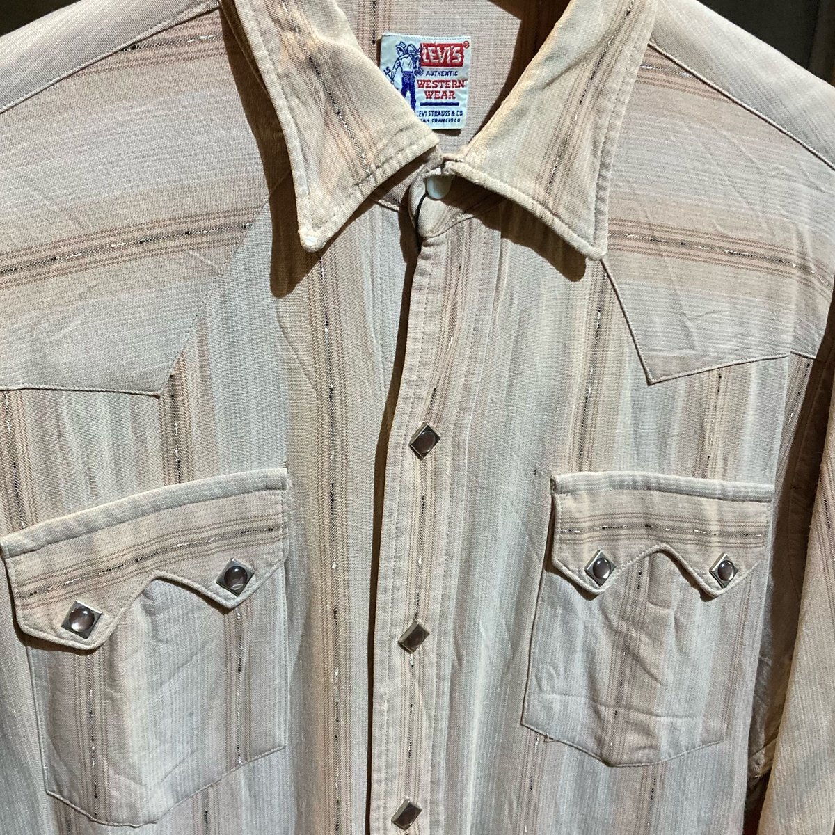 vintage 60's Levi'sサドルマンタグ　ウエスタンシャツ 60年代 リーバイス サドルマンタグ ウエスタンシャツ | Ramble