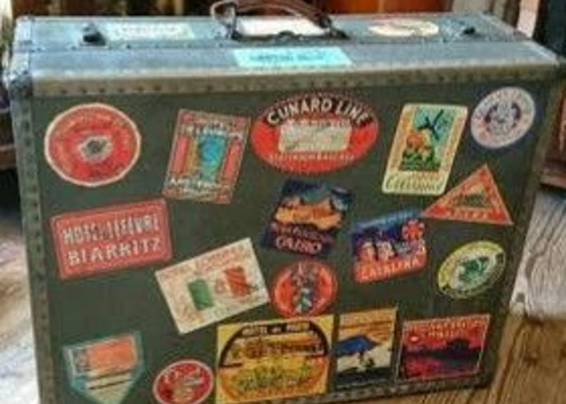 30s vintage ヴィンテージ トランク ステッカー | 旅する古着屋
