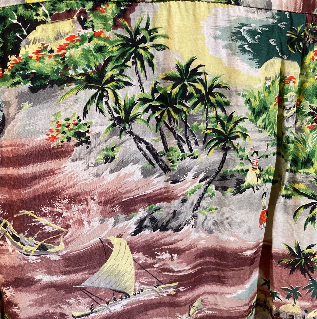 PENNEY'S エクストララージ アロハシャツ稀少60年代ビンテージ 60s vintage Penney's ヴィンテージ ペニーズ ハワイアンシャツ