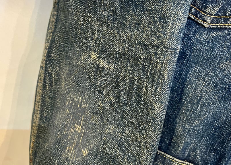 ジージャン levis 507 xx セカンド ジージャン ハギ付き レザーパッチ 50s