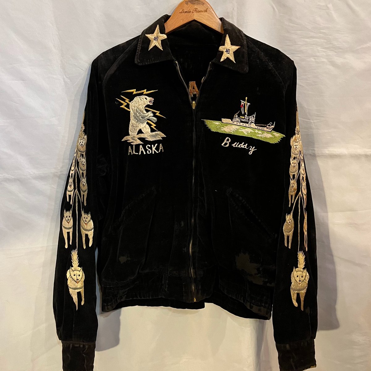 50s vintage souvenir jacket Alaska ヴィンテージ アラスカ