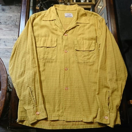 50s vintage cotton box shirt ヴィンテージ ボックス シャツ