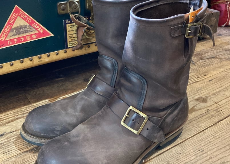 REDWING エンジニアブーツ 90年代 Rock'n Rollナインティーズ希少PT99〉90年代U.S.A.製RED WINGエン