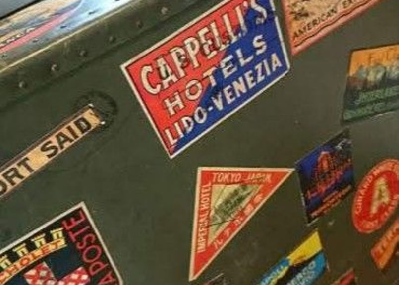 30s vintage ヴィンテージ トランク ステッカー | 旅する古着屋