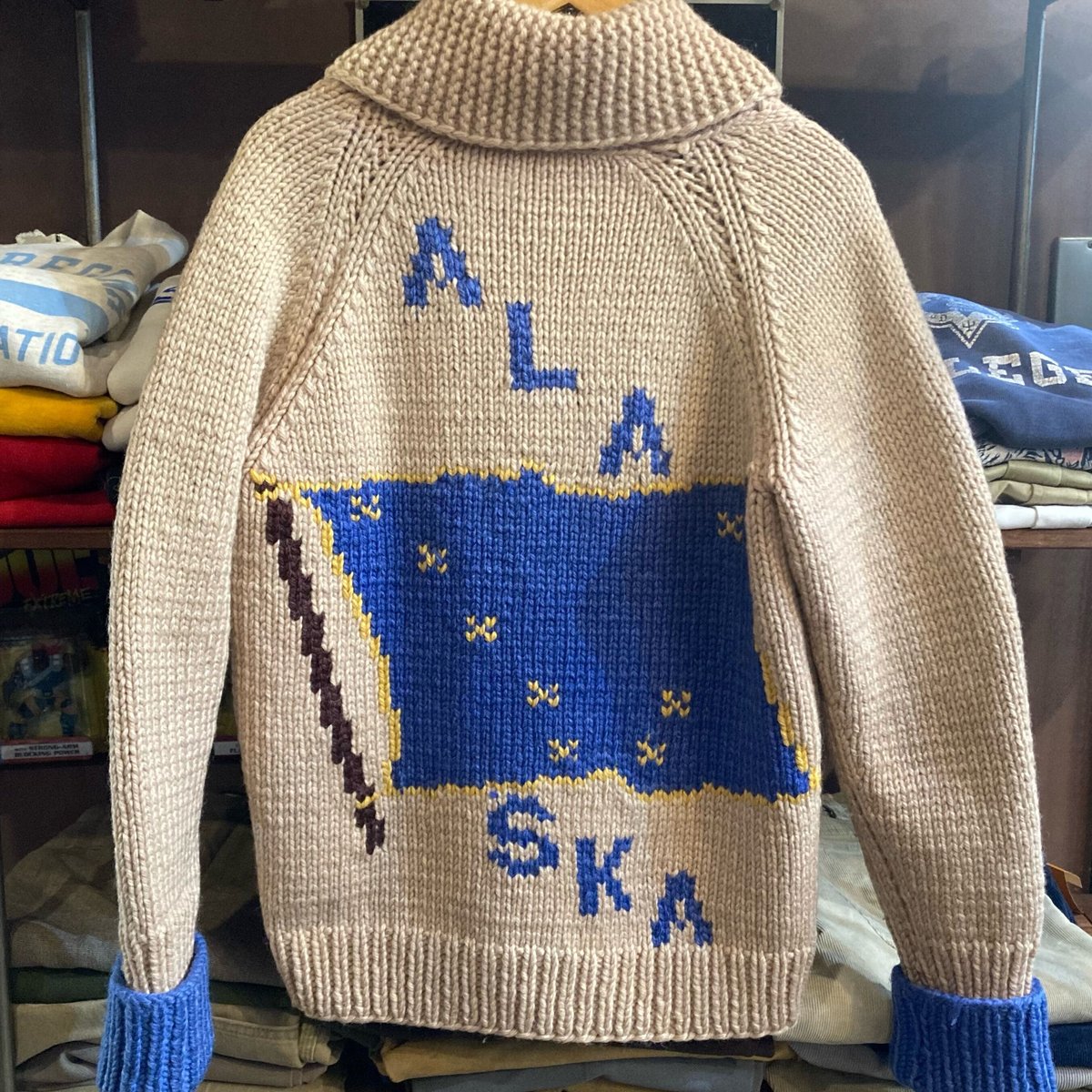 60s ヴィンテージ カウチンセーター アラスカ 希少 | 旅する古着屋