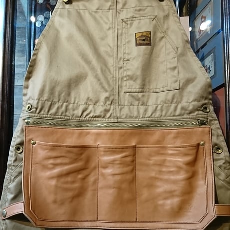 the superior labor bbw leather apron bib overall シュペリオールレイバー レザー エプロン オーバーオール