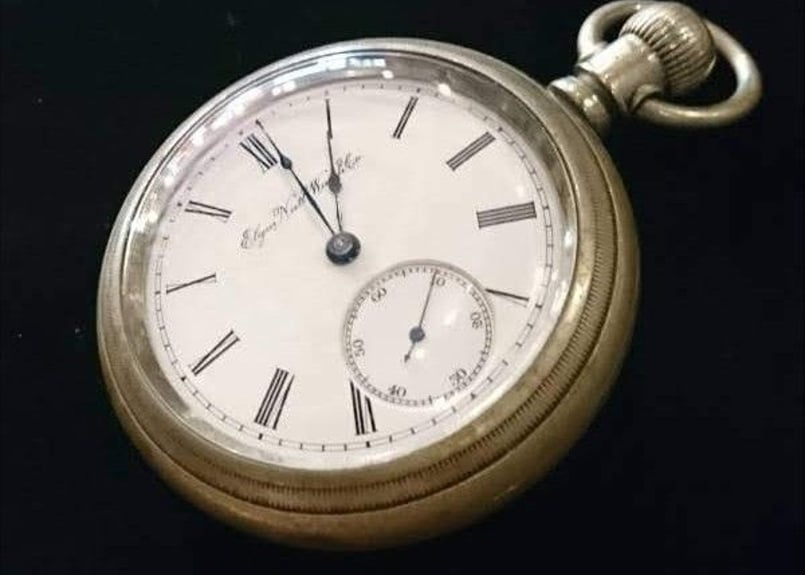 100年前 エルジン 懐中時計 アンティーク ウォッチ | 旅する古着屋