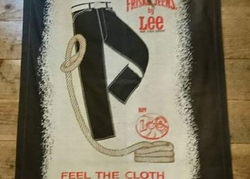 60s vintage キャントバステム lee バナー | 旅する古着屋 dockeryfarm