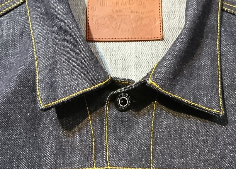 ミュラーアンドブロス Gジャン ファースト 36 ジーンズ 32 セット muller bros. denim jacket 36 ミュラー&ブロス デニム ジャケット
