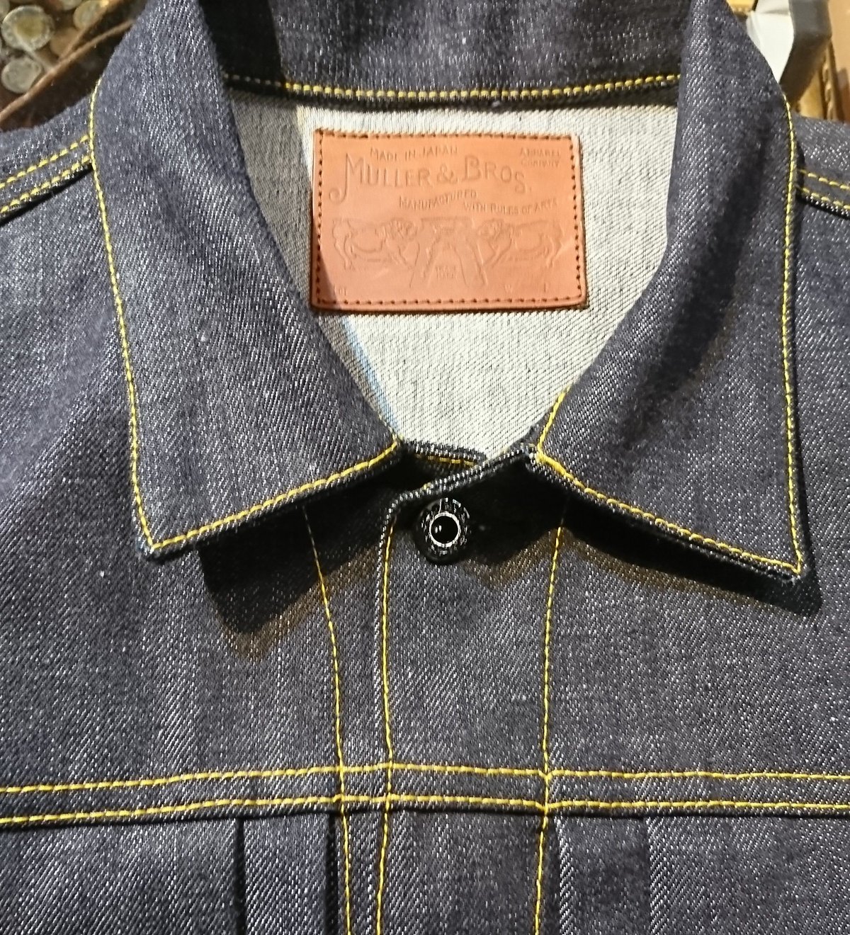 muller bros. denim jacket 36 ミュラー&ブロス デニム ジャケット