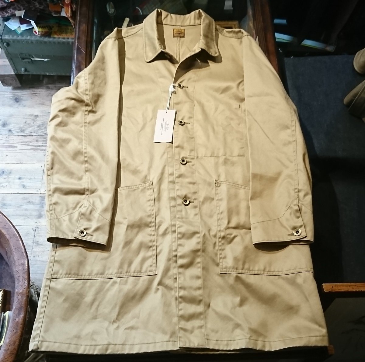 【春物】THE SUPERIOR LABOR ザシュペリオールレイバー コート the superior labor bbw shop coat シュペリオールレイバー ショ