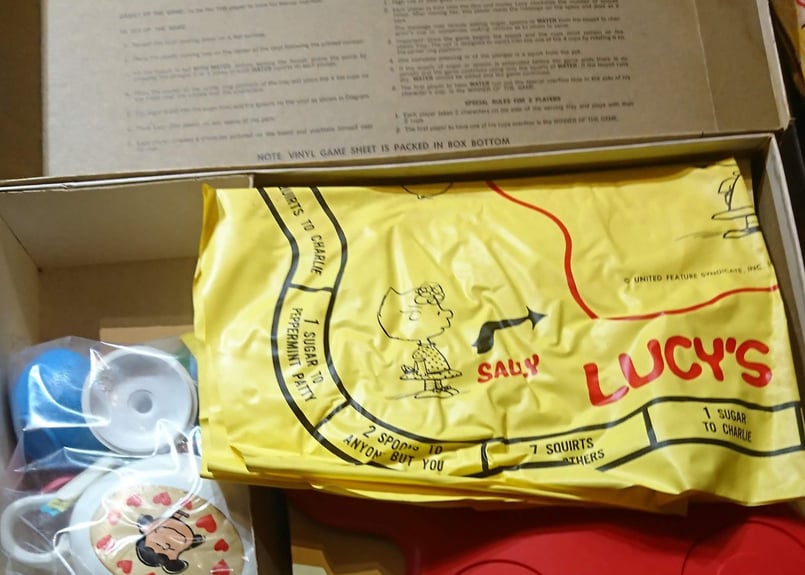 70s vintage lucys tea party game ルーシー ティーパーティー 