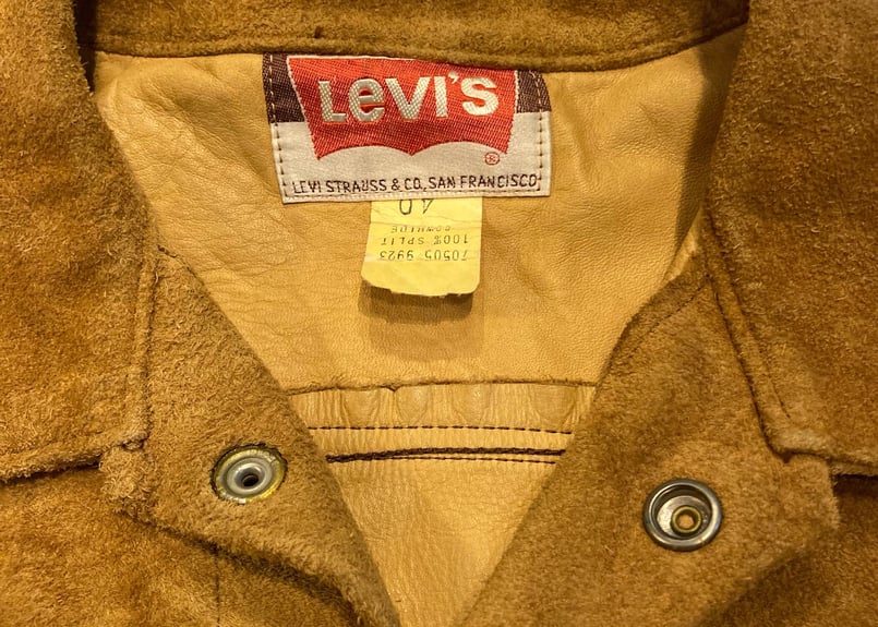 リーバイス70505 スウェードジャケット 70s vintage levis 70505 スウェード ジャケット ジージャン