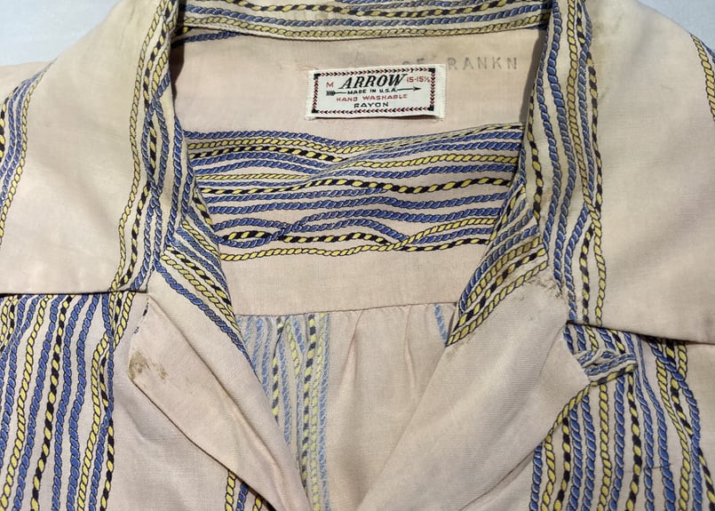 50svintage arrow ヴィンテージ レーヨン ボックスシャツ | 旅する古着