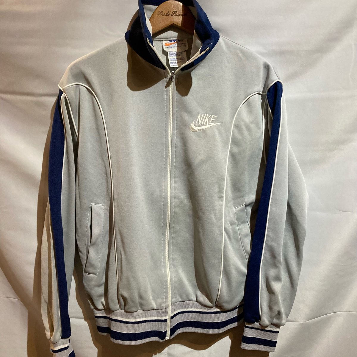 NIKE Vintage 70s80sNike ジャージ L Size フルジップジャージ ビンテージ70's☆NIKEオレンジスウォッシュ ウォーキング・ランニングウェア