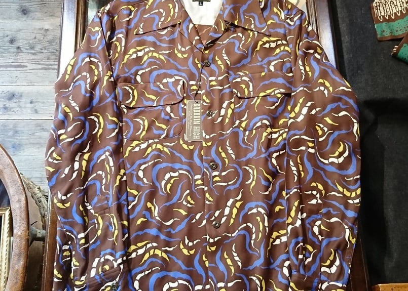 groovin high rayon box shirt 50s style グルーヴィン ハ
