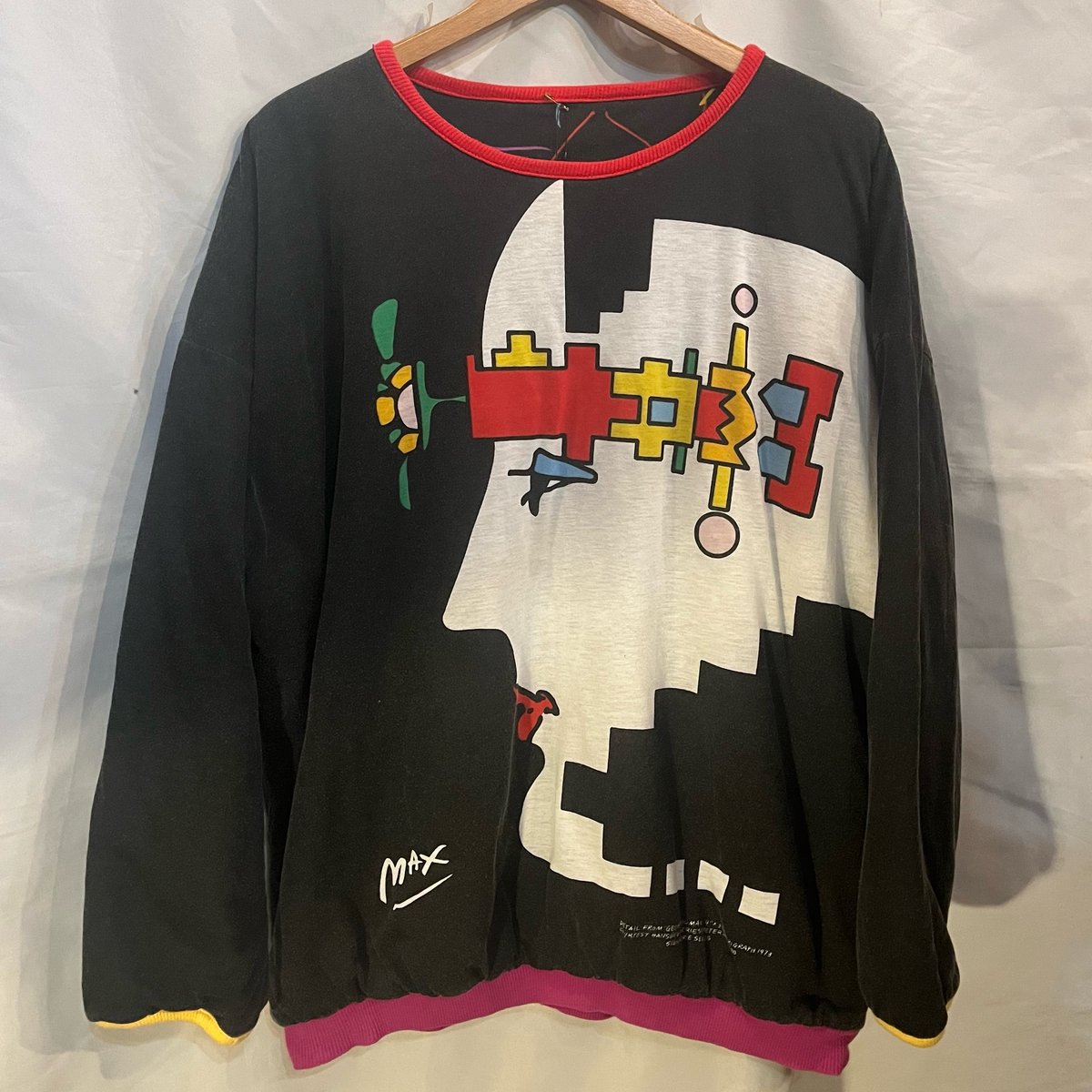 petermax ピーターマックス　ヴィンテージ　リバーシブルスウェット　古着 80's Neo Peter Max Filling Reversible Sweatshirt ピーター