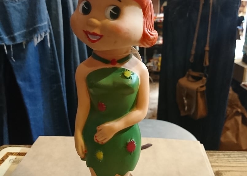 60s ヴィンテージ フリントストーン ウィルマ ソフビ フィギュア | 旅