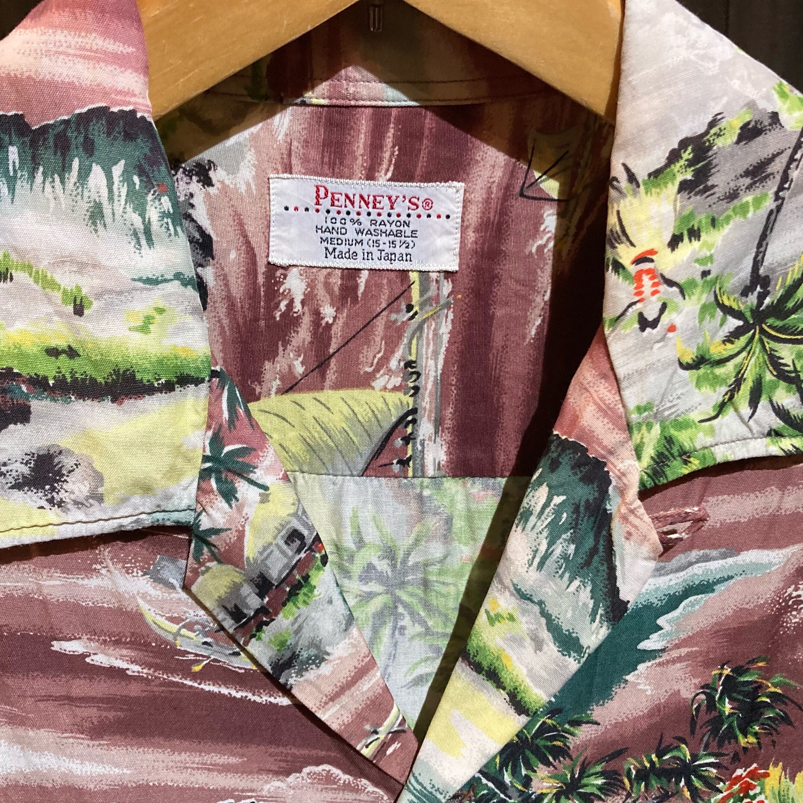 60s vintage Penney's ヴィンテージ ペニーズ ハワイアンシャツ アロハ