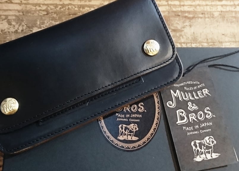 muller wallet ミュラー&ブロス ウォレット 財布 レザー | 旅する古着 