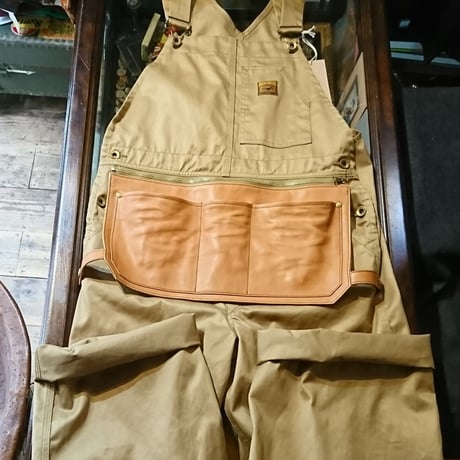 the superior labor bbw leather apron bib overall シュペリオールレイバー レザー エプロン オーバーオール