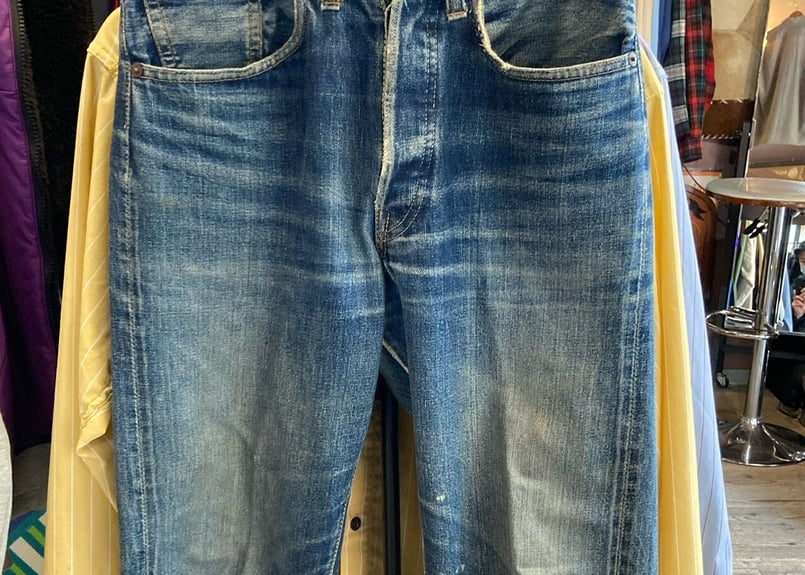 リーバイス 503 B xx levis レザーパッチ 501 革 | 旅する古着屋 dock