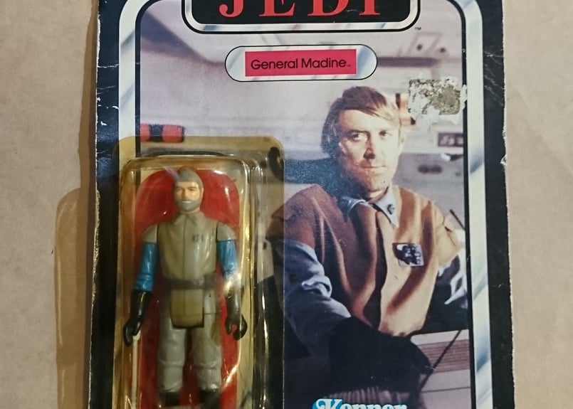 80s スターウォーズ general madine フィギュア ケナー Star Wars Carded Action Figure - General Madine