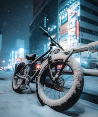 【Print】Frozen Bike【A3・Signed】