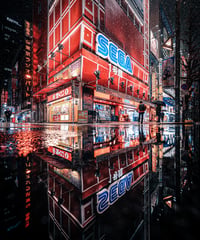 【Print】Sega City【A3・Signed】