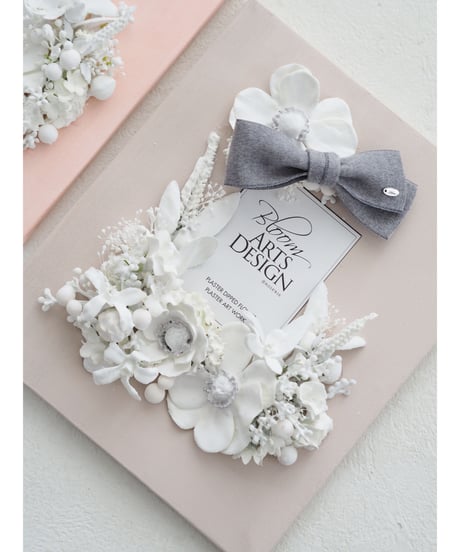 Plaster flower Canvas bord（Lessonキット・動画）